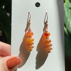 Autumn Inspired Beaded Earrings